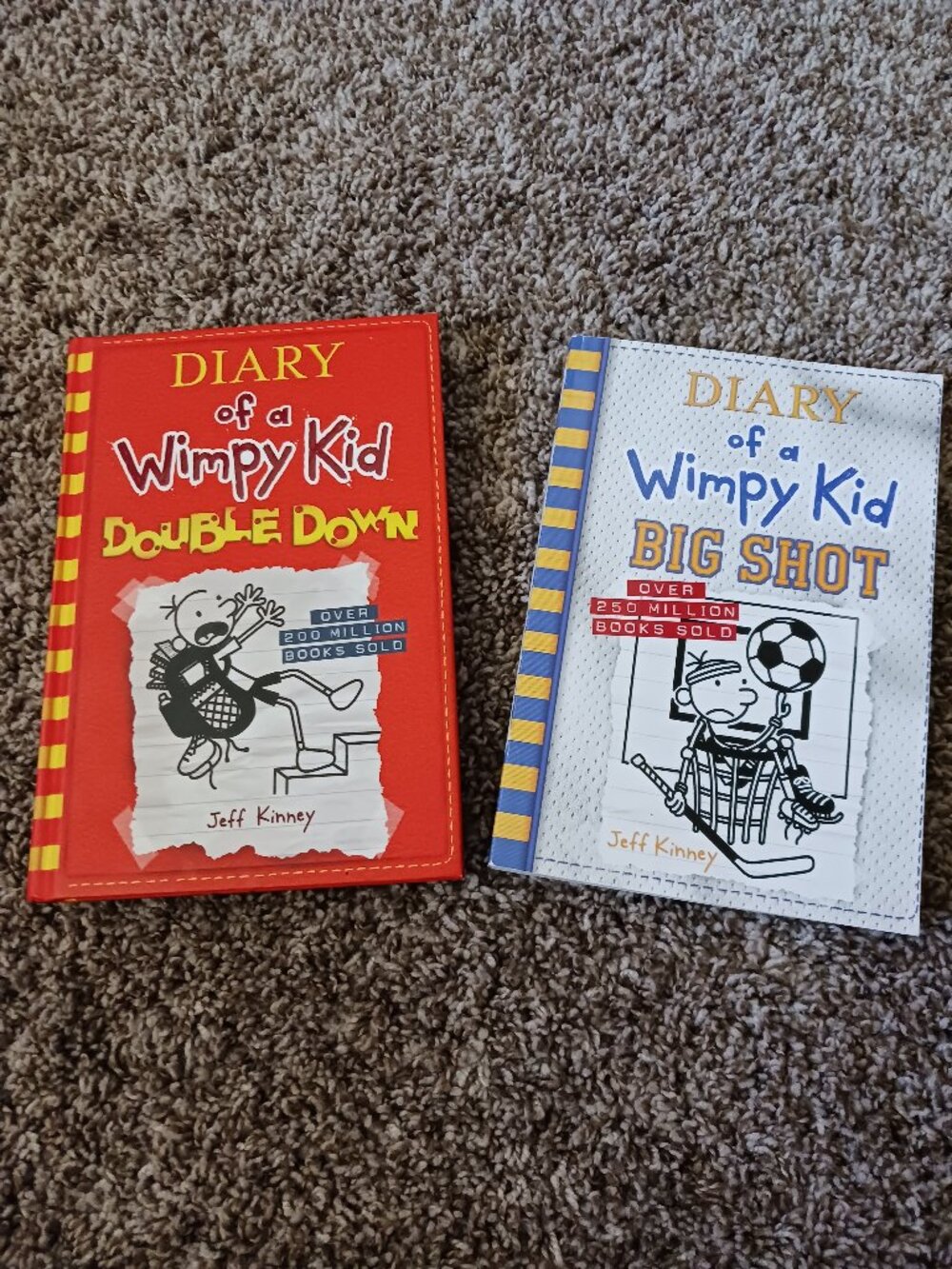 Diary of a wimpy kid books 11 & 16